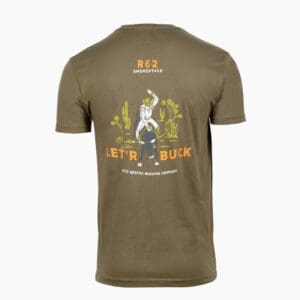 UB Bucking Co R62 Smokestack tee back