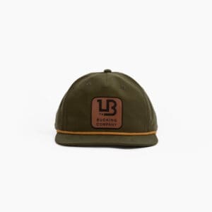 UB Bucking green leather hat