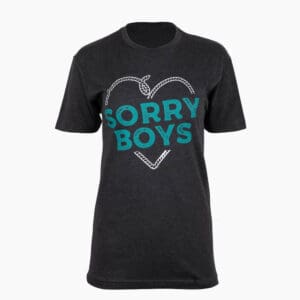 Sorry Boys tee front